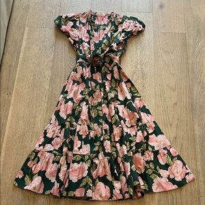 Laroque floral midi dress